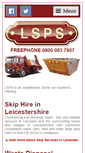 Mobile Screenshot of lspsskiphire.co.uk