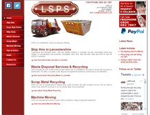 Tablet Screenshot of lspsskiphire.co.uk
